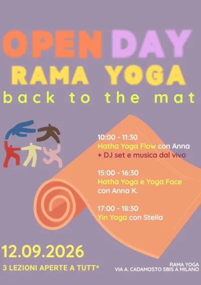 OPEN DAY BACK TO THE MAT